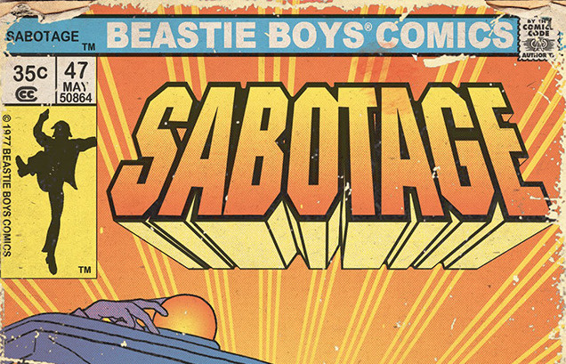 “Sabotage” do Beastie Boys em versão Comic Book sensacional